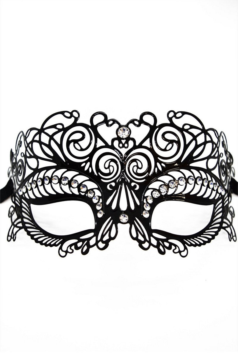 Venetian scroll mask