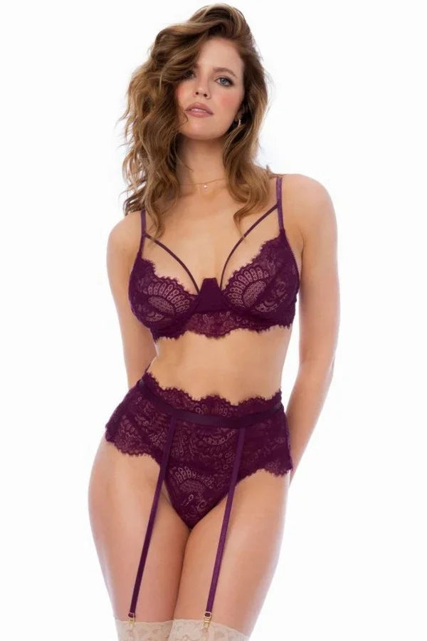 Ensemble Forever Love bordeaux par Mapalé lingerie