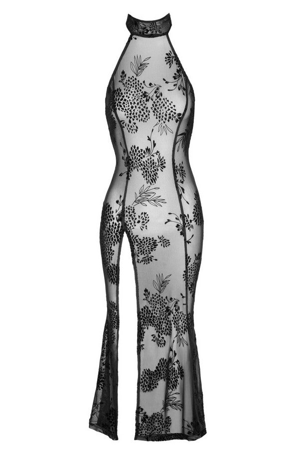 Long backless dress