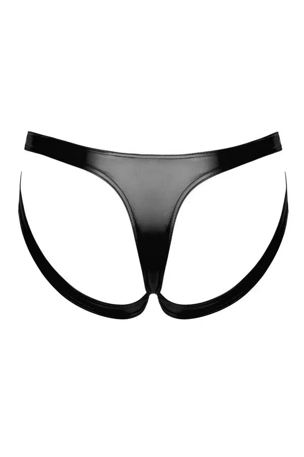 Panty wetlook Troublemaker par Noir Handmade