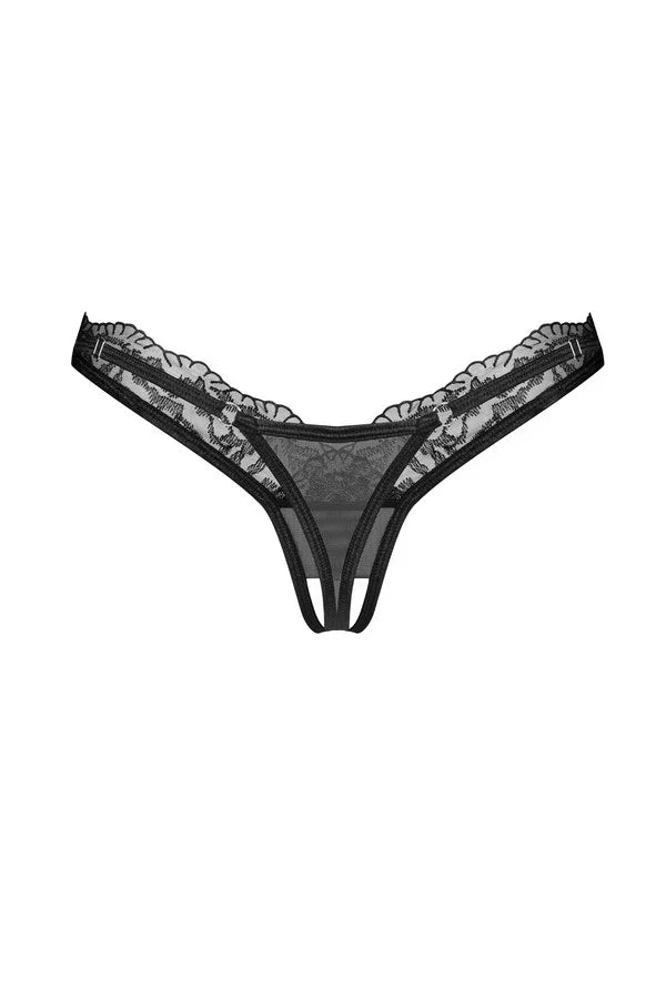 String ouvert Arrowel noir par Obsessive