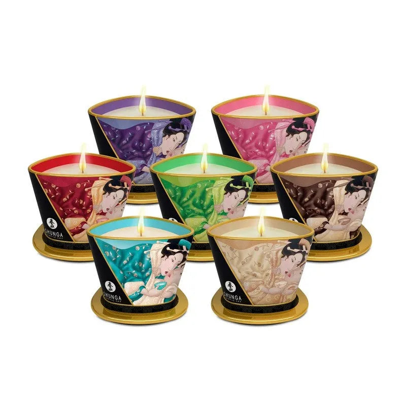 Bougie de massage parfumée par Shunga