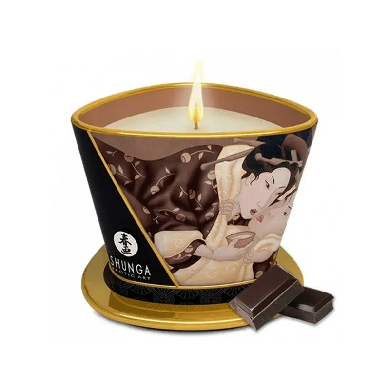 Bougie de massage parfumée par Shunga