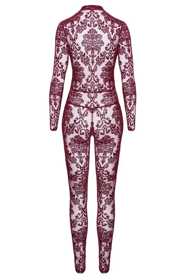 Combinaison Kink Royal F382 par Noir Handmade