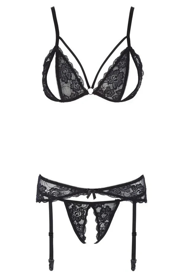 Ensemble fendu 3 pièces par Cottelli lingerie