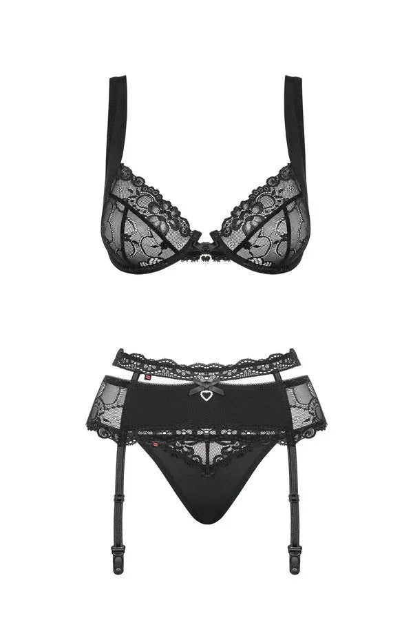 Ensemble Heartina noir par Obsessive