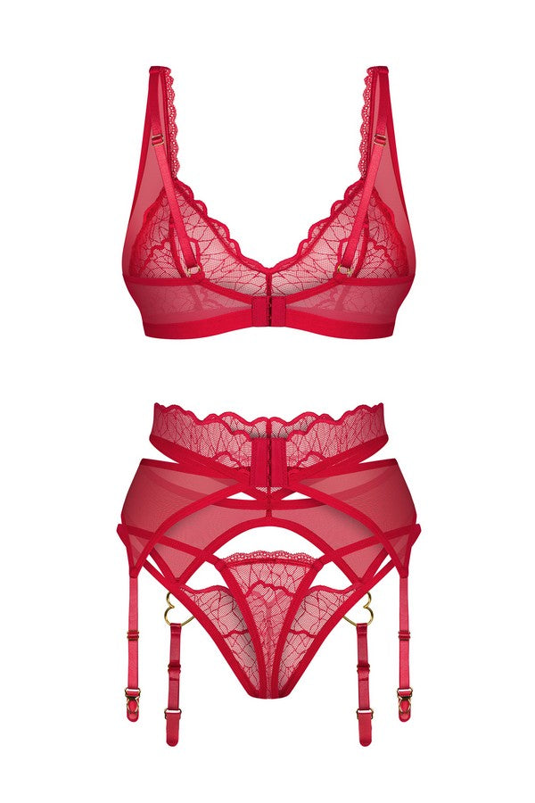 Ensemble jarretelles Cupide Desir par Obsessive