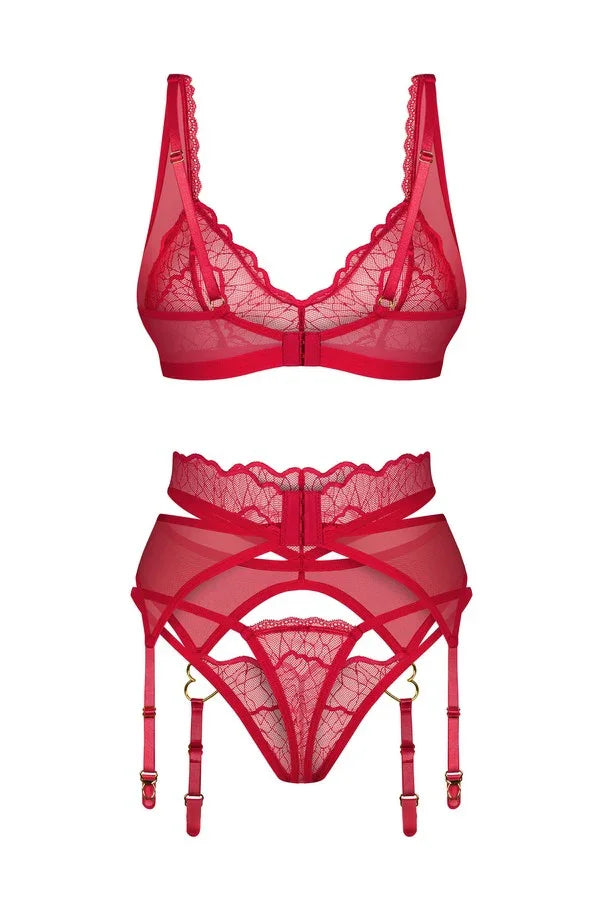 Ensemble jarretelles Cupide Desir par Obsessive