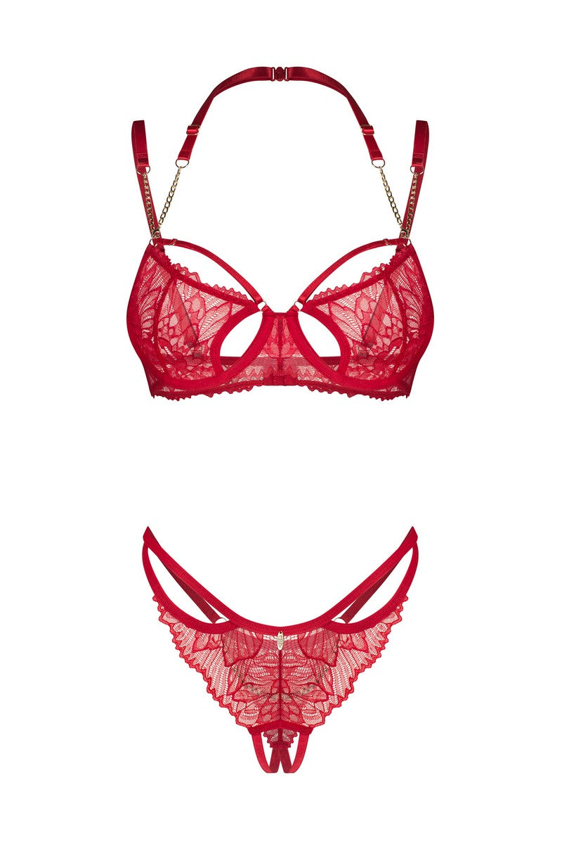 Red lingerie set Matildea