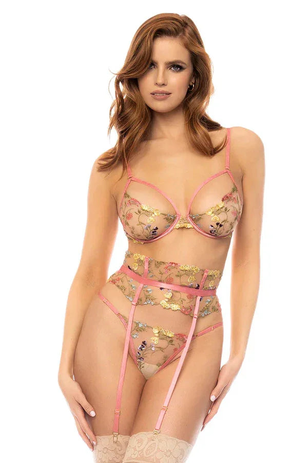 Ensemble serre-taille Floral par Mapalé lingerie