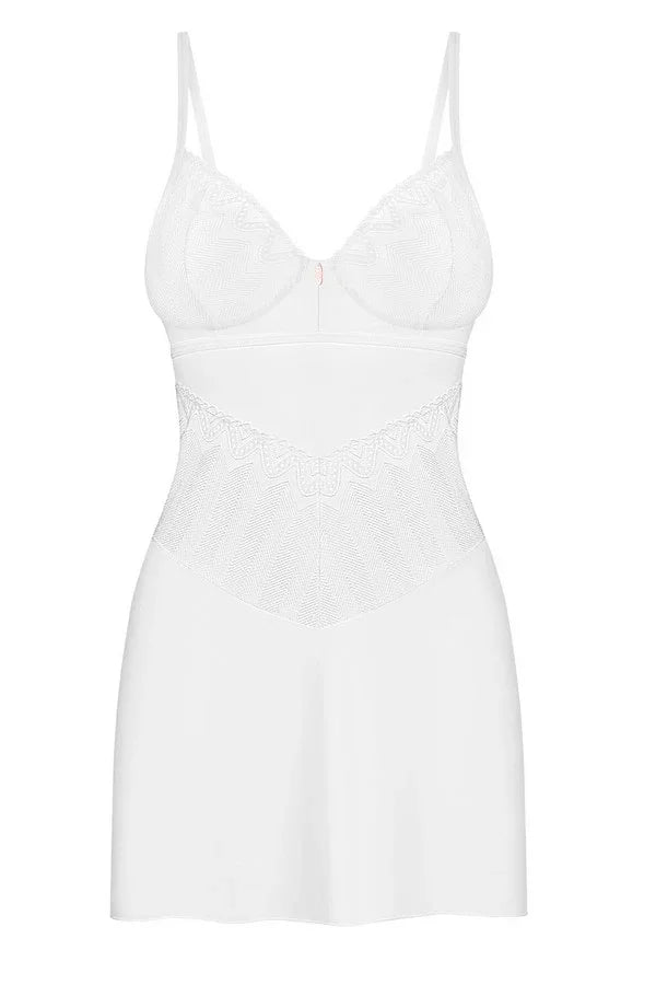 Nuisette blanche Alissium par Obsessive