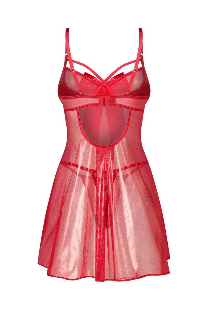 Gifty Red underwired babydoll
