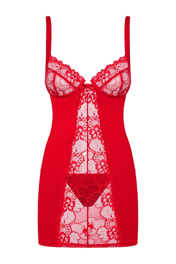 Nuisette Heartina rouge par Obsessive