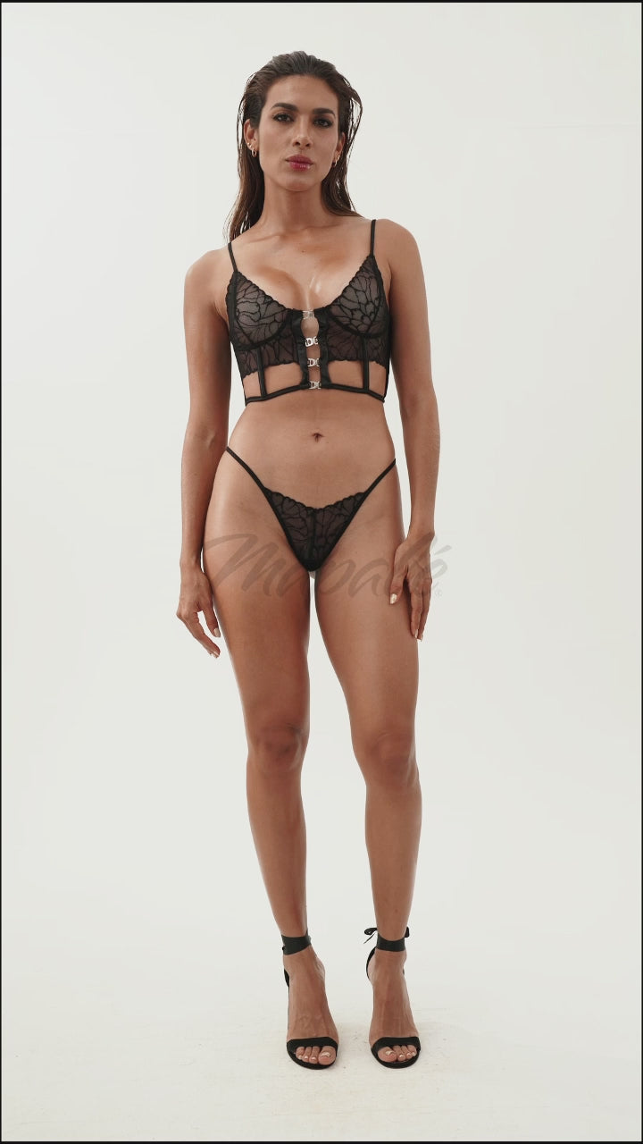 Sheer lace set