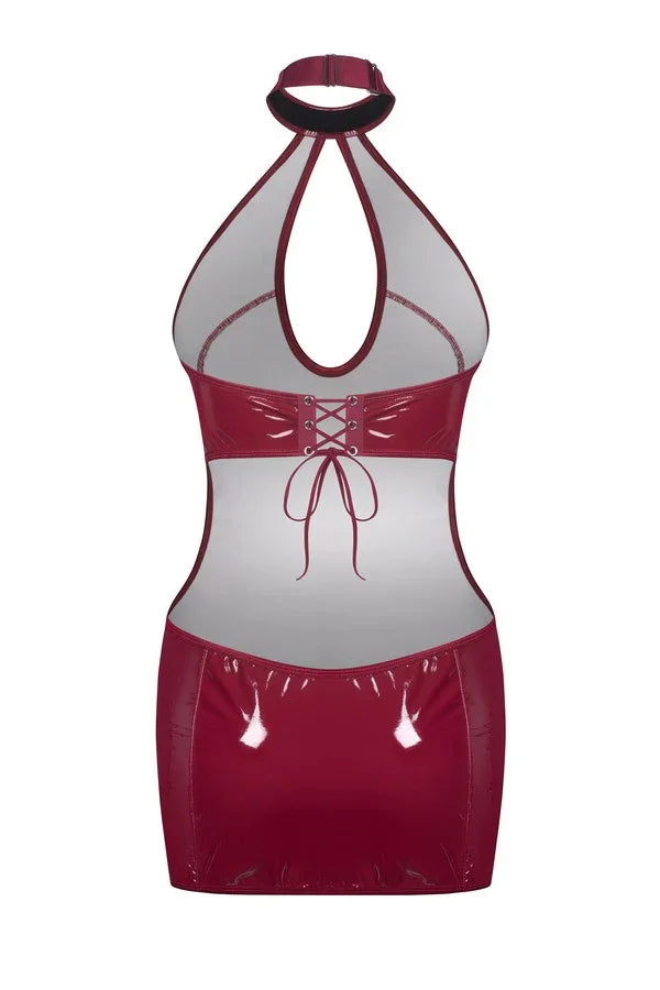 Robe glossy Redya par Obsessive