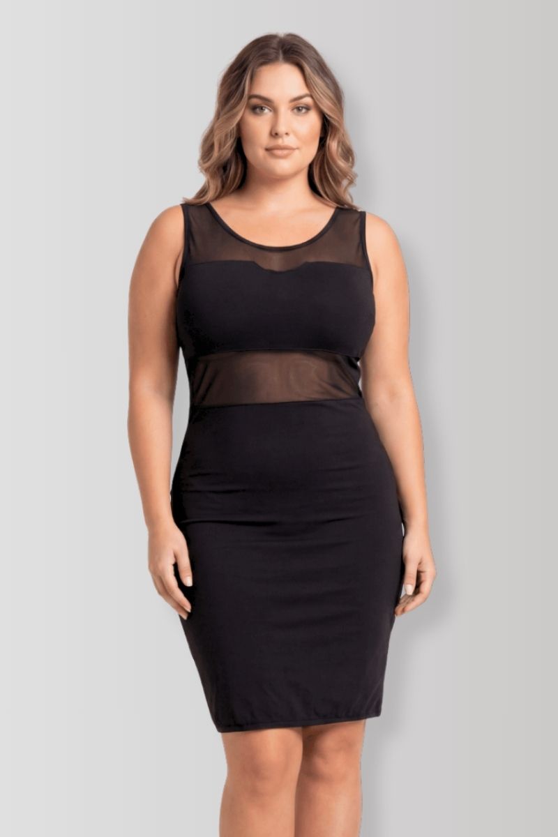 Black evening dress