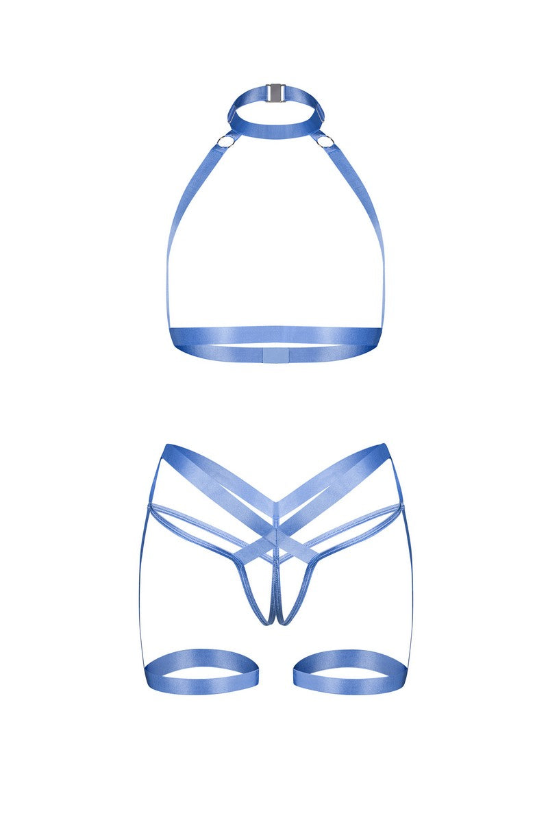 Shaderi Blue Harness Top