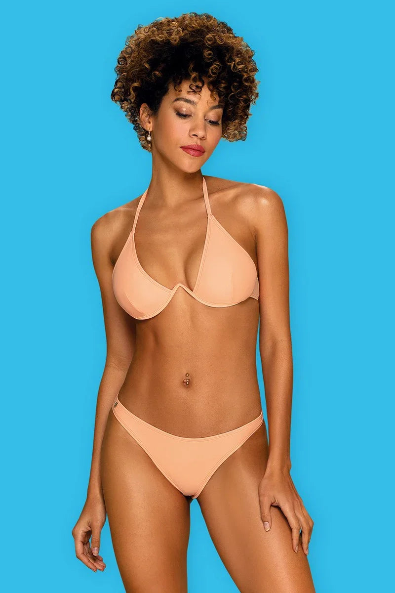 Bikini string Paralia corail par Obsessive