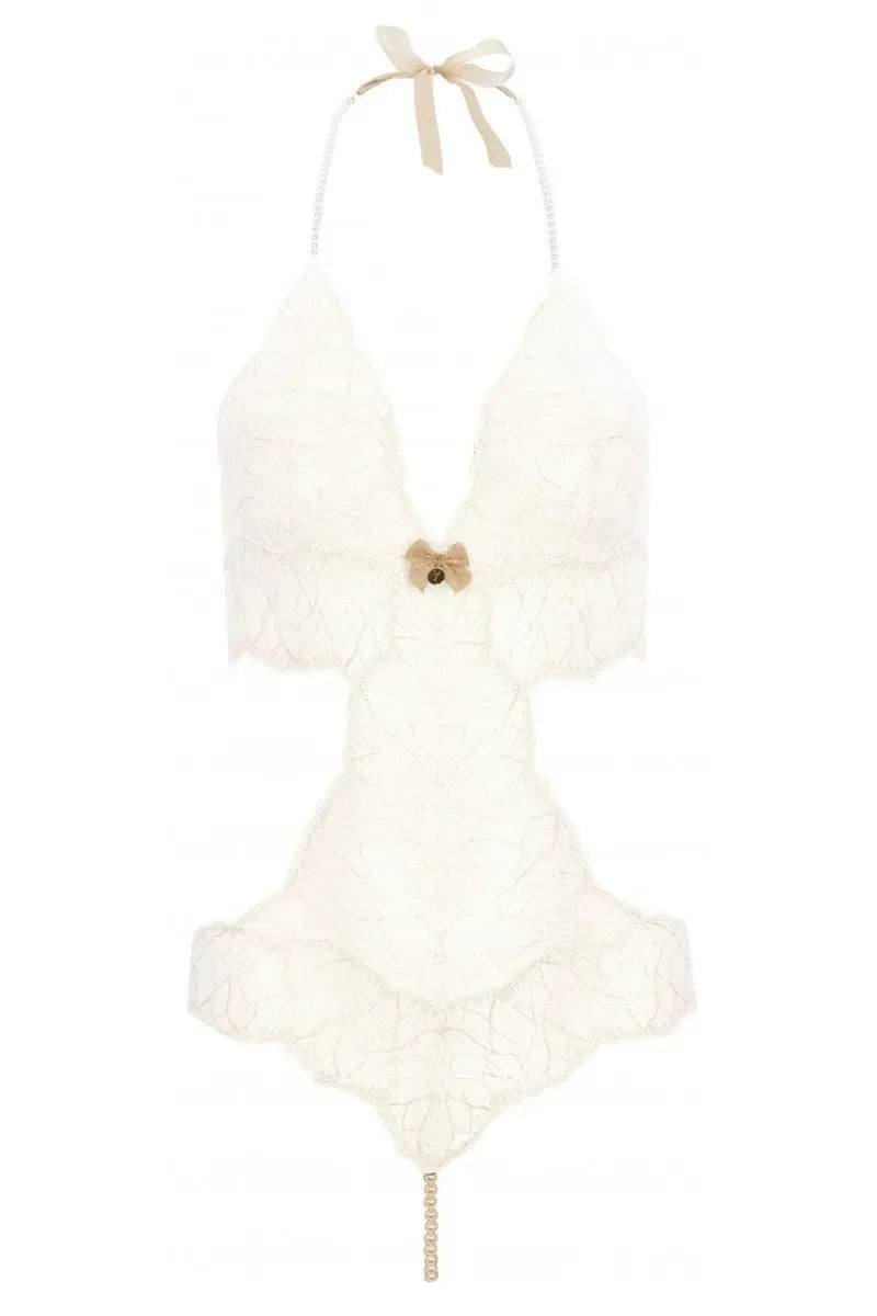 Body perles Sydney ivoire par Bracli