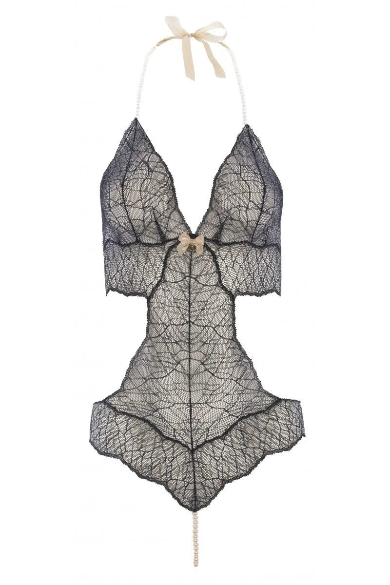 Body perles Sydney noir par Bracli