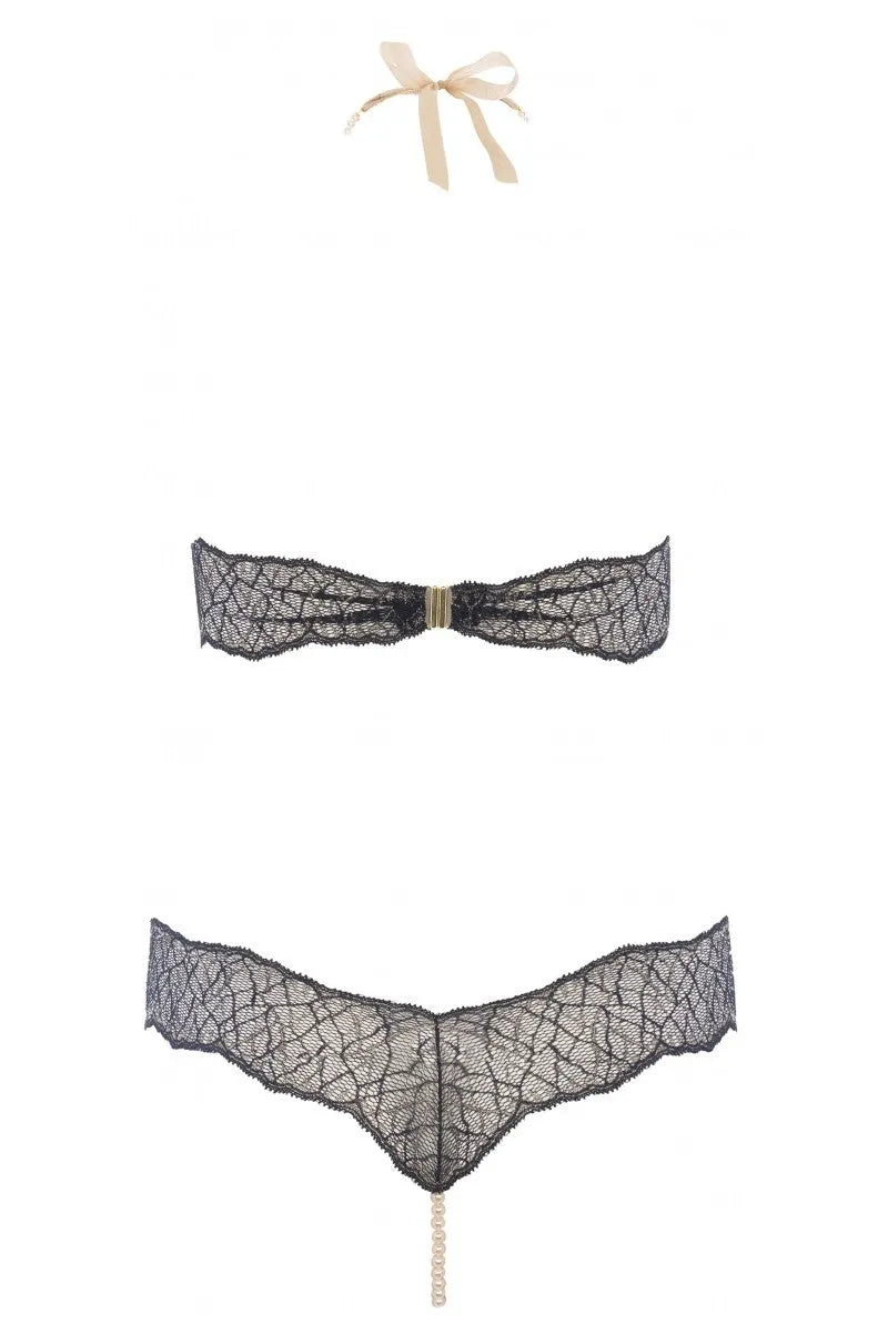 Body perles Sydney noir par Bracli