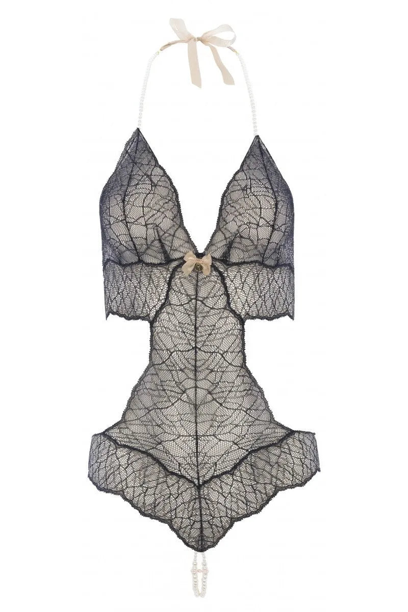 Body perles Sydney noir par Bracli