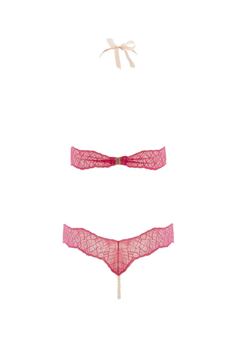 Body perles Sydney rouge par Bracli