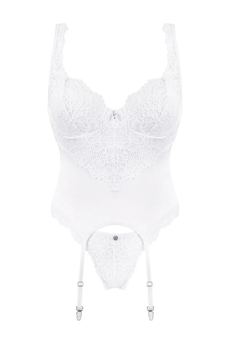 Corset Amor Blanco par Obsessive