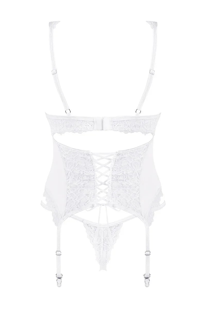 Corset Amor Blanco par Obsessive