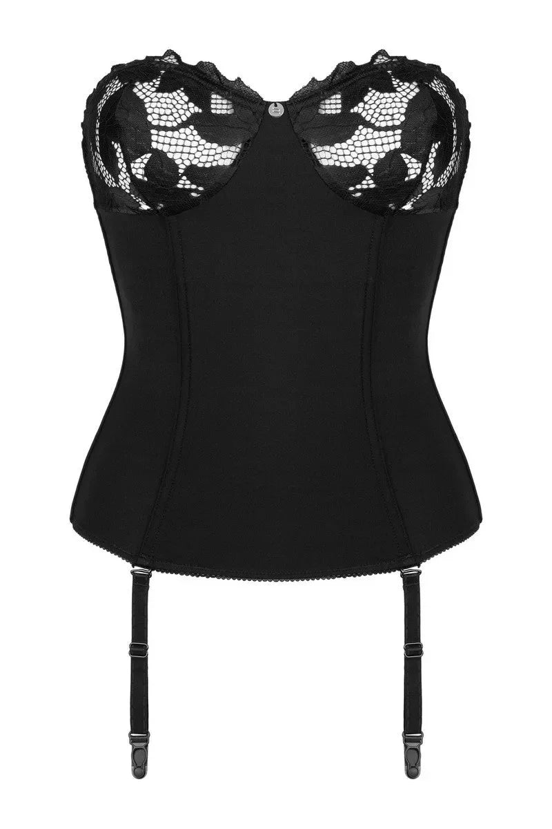 Corset noir Editya par Obsessive
