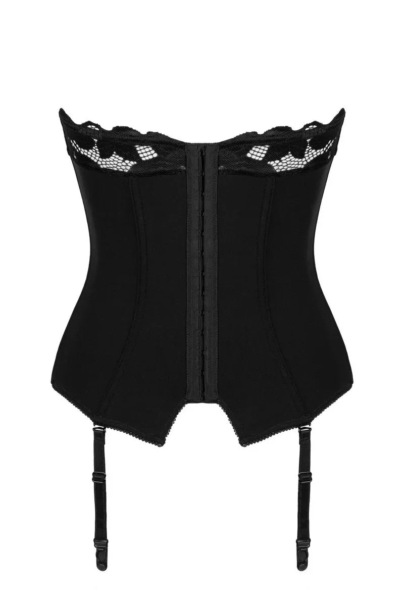 Corset noir Editya par Obsessive