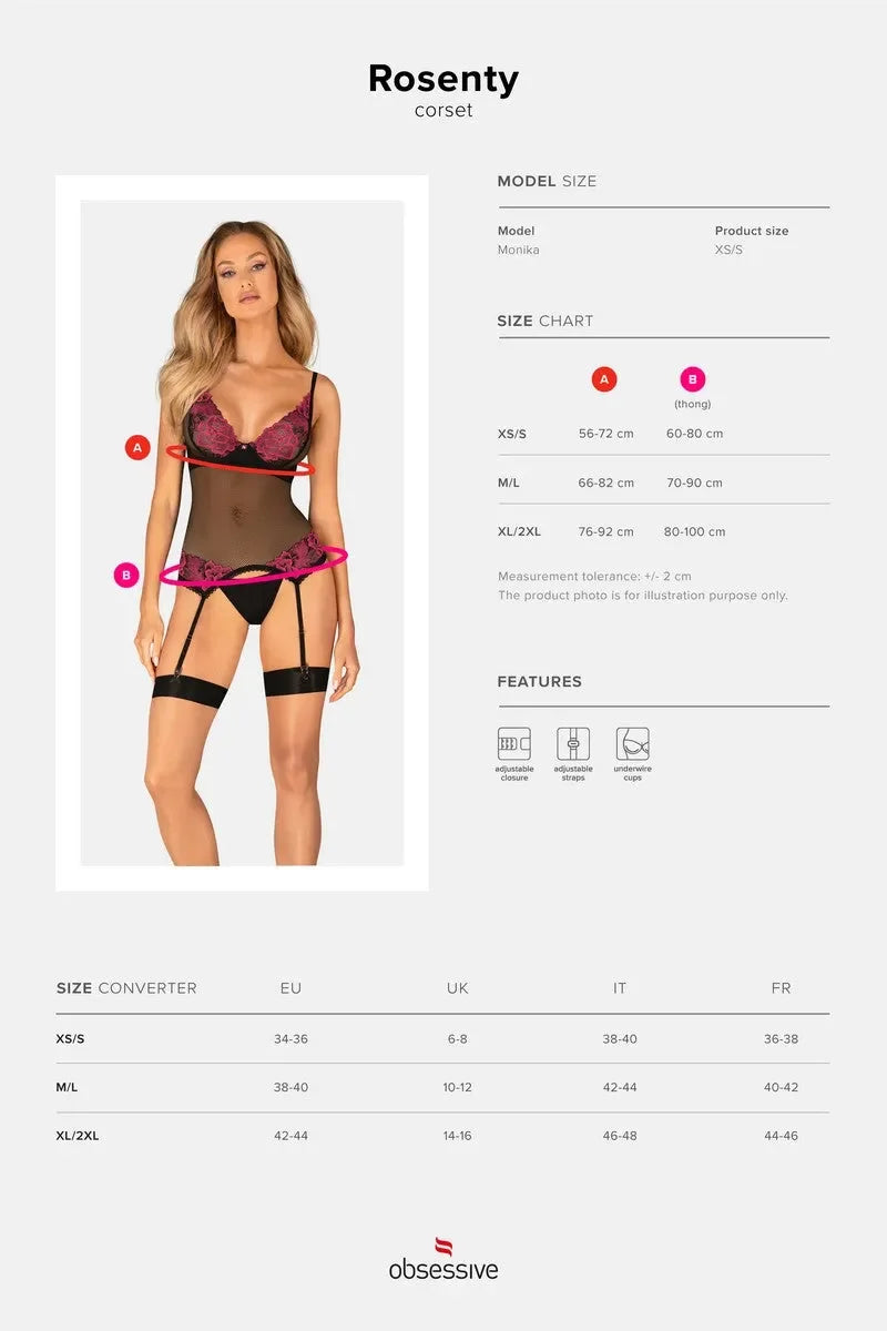Corset Rosenty par Obsessive