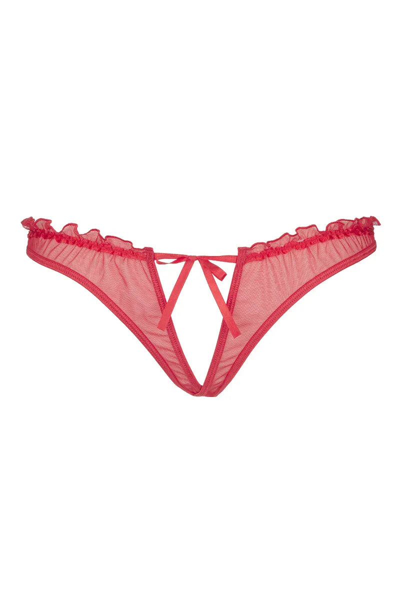 Soutien-gorge ouvert Magenta V-6441 (95B) par Axami