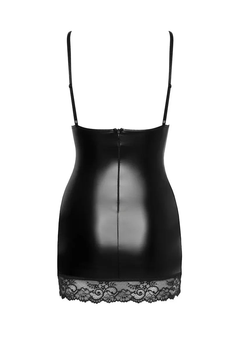 Robe duo vinyle F282 (S) par Noir Handmade