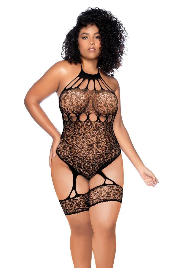 Body résille léopard + par Mapalé lingerie
