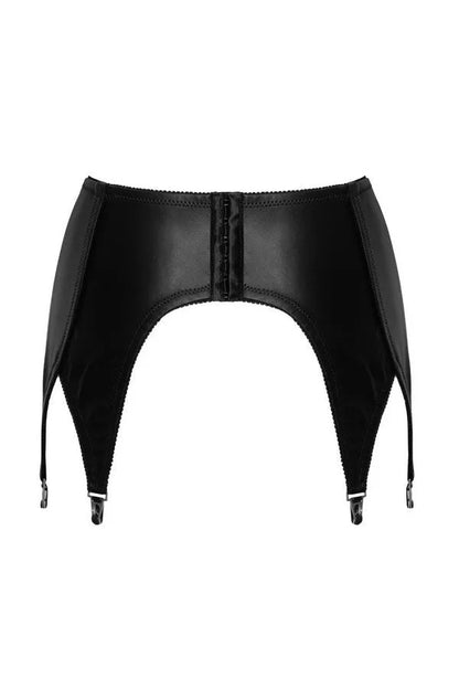 Leather suspender belt