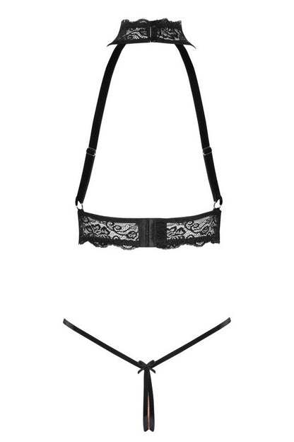 Lace &amp; Chain Bare Breasts Set