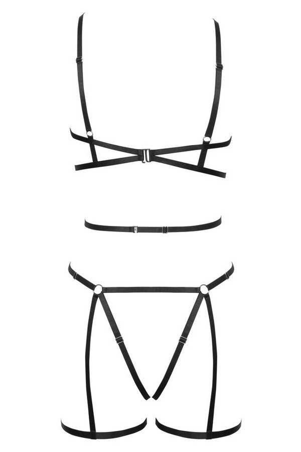 Harness black set