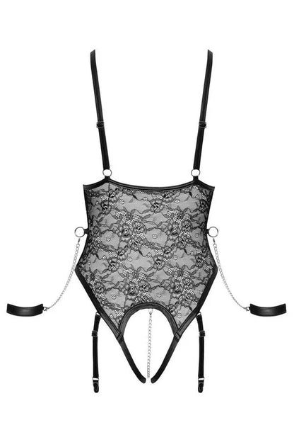 Open lace bodysuit &amp; harness