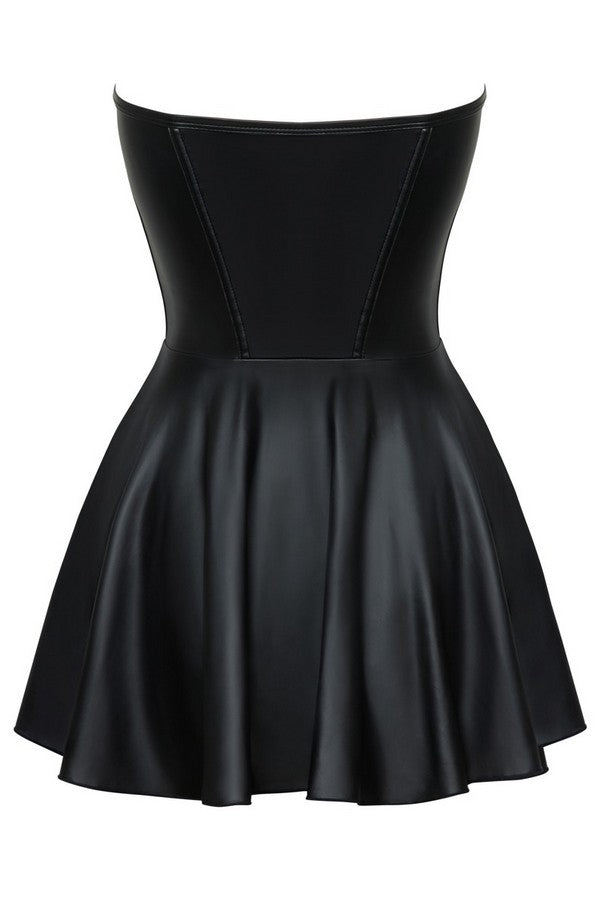 Wetlook skater dress