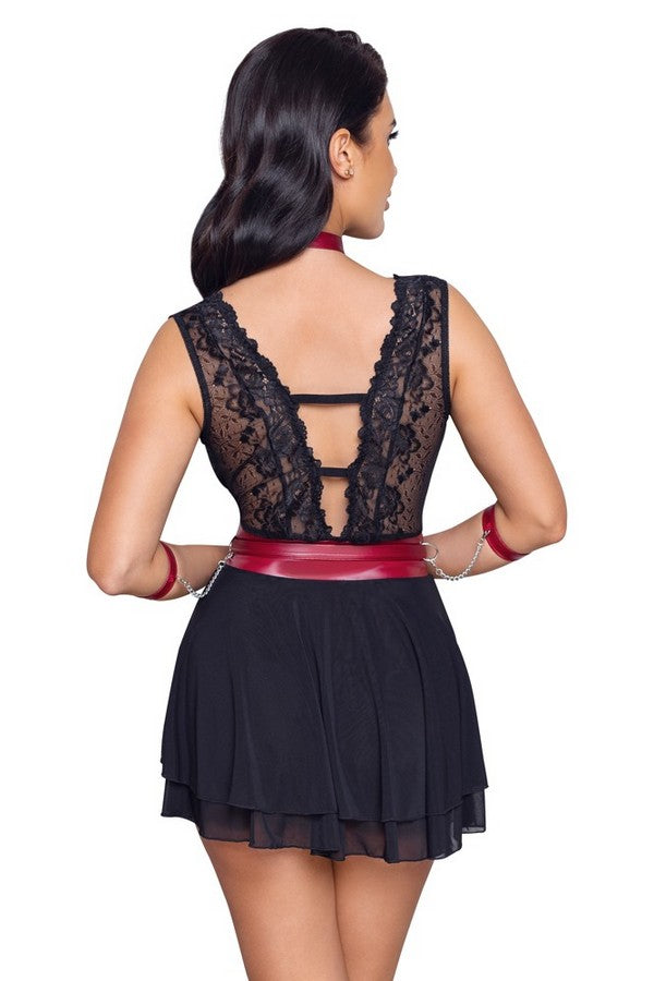 Restriction lace babydoll