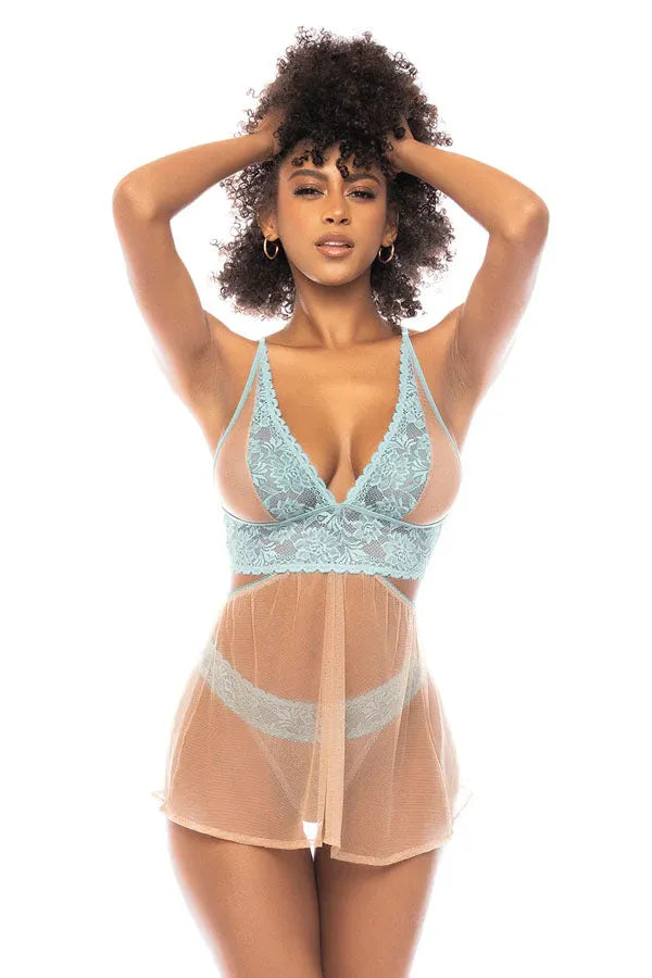 Babydoll 2 en 1 Abilene-Mapalé lingerie