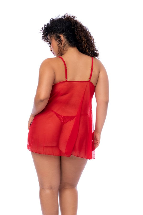 Loventy plus size nightie