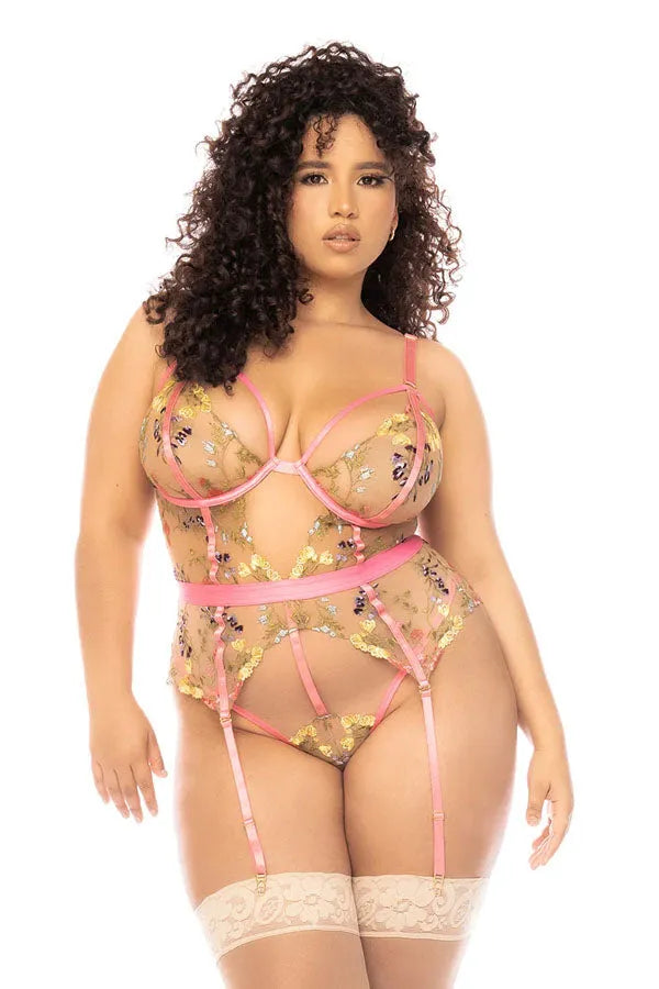 Guêpière florale Sydney-Mapalé lingerie