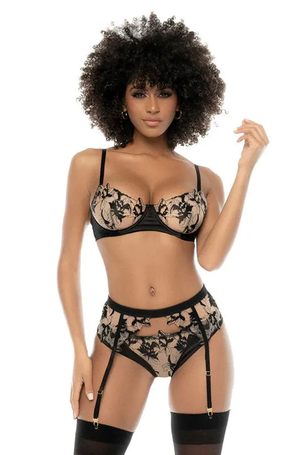 Ensemble jarretelles Kyra-Mapalé lingerie