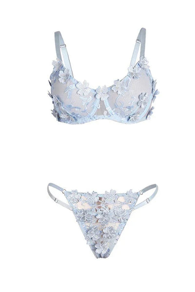 Celestial Blue Floral Set