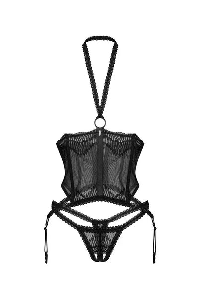 Guêpière ouverte Alliane par Obsessive