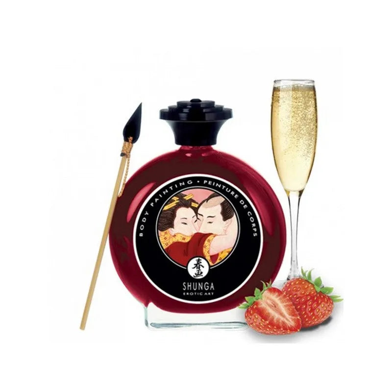 Peinture de corps comestible aphrodisiaque-Shunga