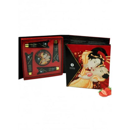 Coffret Secrets de Geisha vin pétillant fraise-Shunga