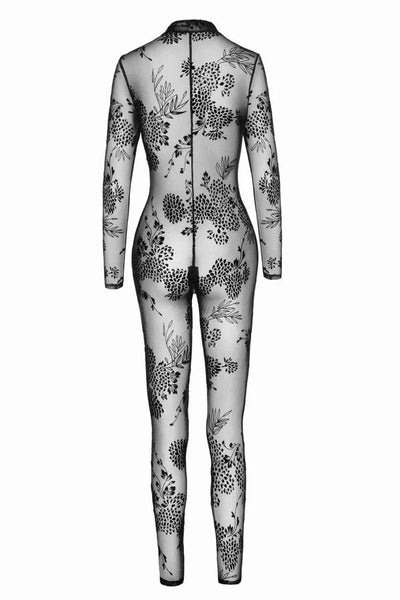 Combinaison résille intégrale par Noir Handmade